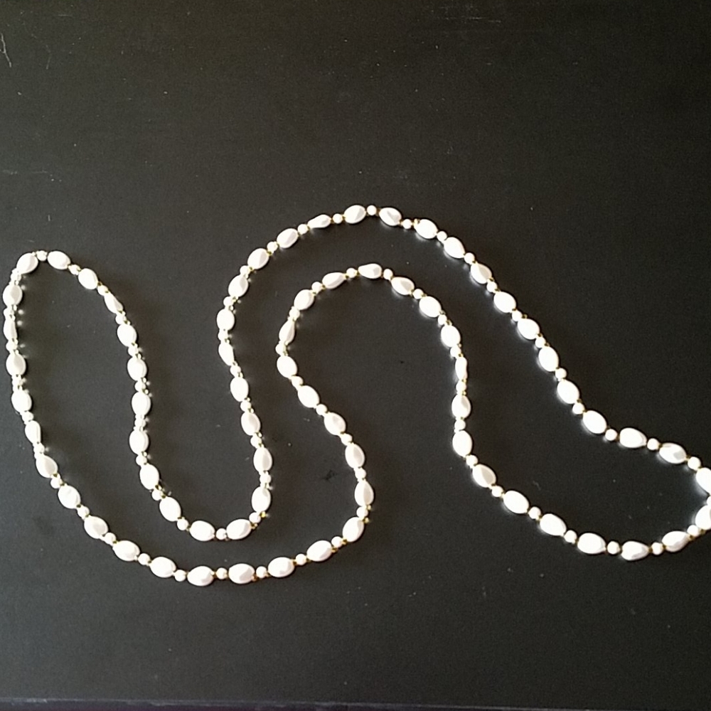 Long beaded vintage necklace